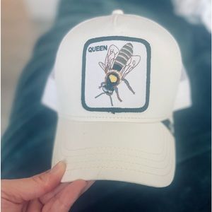 white Queen Bee Hat